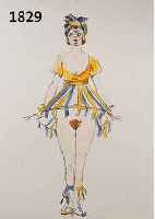 BEREND-CORINTH, CHARLOTTE, EHEFRAU DES LOVIS CORINTH, BALLERINA, FARBLITHOGRAPHIE UM 1920, HANDSIGNIERT, CA. 62 X 49 CM