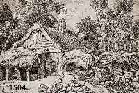 KOBELL, FERDINAND, 1740 MANNHEIM-1799 MÜNCHEN, LANDSCHAFTEN MIT WANDERERN, ZWEI RADIERUNGEN VON 1781, EINE IN DER PLATTE SIGN. UND DAT., JE CA. 14 ...