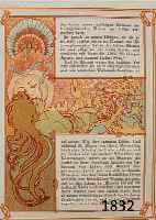 MUCHA, ALPHONSE, SECHS FARBLITHOGRAPHIEN UM 1893, AUF DREI BLÄTTERN, JE CA. 15 X 20 CM