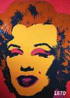 WARHOL, ANDY, 1928-1987, MARYLIN, FARBSIEBDRUCK, EDITION SUNDAY B. MORNING, RÜCKSEITIG SO GESTEMPELT, AUßERDEM MIT STEMPEL: FILL IN YOUR OWN ...