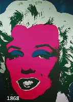 WARHOL, ANDY, 1928-1987, MARYLIN, FARBSIEBDRUCK, EDITION SUNDAY B. MORNING, RÜCKSEITIG SO GESTEMPELT, AUßERDEM MIT STEMPEL: FILL IN YOUR OWN ...