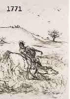 SLEVOGT, MAX, 1868-1932, LITHOGRAPHIE, HANDSIGNIERT UND BEZ.: 3. ABDRUCK 9.3.10, CA. 34 X 27 CM