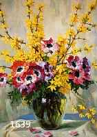 KRÜGER, ELISABETH, *1864 KIEL, ÖL/LWD., STUDIERTE BEI PROF. GUSSOW U. SKARBINA IN BERLIN U. IN MÜNCHEN, IHRE BLUMENBILDER FAN- DEN WEITE ...
