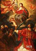 UNBEKANNTER KÜNSTLER, ITALIEN 18. JH., ÖL/LWD., MARIAE VERHERRLICHUNG IM HIMMEL, DOUBL. SORGF. REST., 95X62 CM, DEKORATIVER GOLDRAHMEN