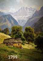 HÖFER, B., LANDSCHAFTSMALER,, UM 1900, ÖL/LWD., SONNIGES TAL, DER WEG NACH SOGLIO U. SCIORRA- GRUPPE, FEINE QUALITÄTVOLLE MALEREI, SIGN., ...