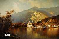 PRESTER, ANSELM, LANDSCHAFTSIMPRESSIONIST, 2. H. 20. JH., ÖL/LWD., SIGN. ANSICHT VOM TE- GERNSEE, 70X100 CM, R.