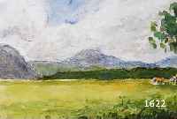 SPIRO, EUGEN, WEITE VORGEBIRSGLANDSCHAFT, AQUARELL ÜBER BLEISTIFT, LI. U. SIGN., CA. 25 X 28 CM, PP, U.GL., R.