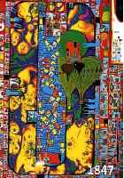 HUNDERTWASSER, FRIEDENSREICH, 1928-2000, PLAKAT ZU DEN OLYMPISCHEN SPIELEN 1972 IN MÜNCHEN, AUS EINER AUFLAGE VON 35000, CA. 100 X 60 CM, PP, ...