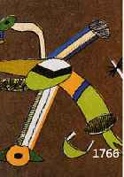 ALT, OTMAR, GEB. 1940, FARBSERIGRAPHIE AUF JAPAN-PAPIER VON 1975, HANDSIGNIERT UND DAT., NUM. XI/C, CA. 21 X 21 CM