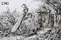 WEBER, A.PAUL, 1893-1980, DER GRATULANT, LITHOGRAPHIE, DRUCKSIGNIERT, CA. 32 X 42 CM, PP, U.GL., R.