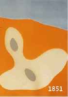 ARP, JEAN, FARBLITHOGRAPHIE, HANDSIGNIERT UND NUM. 41/50, CA. 33 X 25 CM, PP, U.GL., R., LEICHTE ALTERSSPUREN