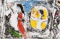 CHAGALL, MARC, FARBLITHOGRAPHIE, CA. 49 X 37 CM, PP