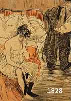 STEINLEN, THEOPHILE, 1859-1923, 2 FARBLITHOGRAPHIEN 1893, IM STEIN SIGNIERT, CA. 28X23 CM, PP