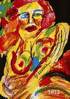 KONVOLUT AUS ZWEI FARBLITHOGRAPHIEN: TING WALASSE UND JOAN MIRO, CA. 28 X 39 CM UND 27 X 36 CM, PP