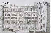 BAYER, FRANZ, GEB. 1932 MILLETITSCH/BÖHMEN, LEBT IN WIEN, ZWEI RADIERUNGEN: HEIDELBERGER SCHLOß OTTHEINRICHBAU, VON 1979, HANDSIGN., DAT. UND ...