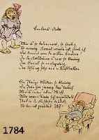 ZILLE, HEINRICH, 1858-1929, HANDKOLORIERTE LITHOGRAPHIE 1924, AUS KOMM KALINEKEN KOMM, CA. 20X27 CM