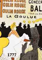 TOULOUSE-LAUTREC, HENRI DE, 1864-1901, 4 FARBLITHOGRAPHIEN AUS JULIEN, UM 1960, CA. 24X30 CM, PP