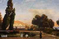 RODDE, CARL GUSTAV, *1830 DANZIG - 1906 BERLIN, STUDIERTE IN DANZIG BEI JOH. K. SCHULTZ UND IN DÜSSELDORF BEI J. W. SCHIRMER UND GUDE, WERKE IN ...