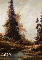HEIM, OTTO, 1896 ALBERTWEILER, SCHÄFER AN BACHLANDSCHAFT, SIGNIERT, ÖL/LWD., 60 X 46 CM