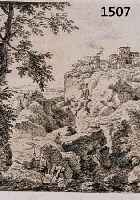KOBELL, FERDINAND, 1740-1799, 2 RADIERUNGEN 1773, IN DER PLATTE SIGN. U. DATIERT, CA. 9X10 CM, PP.