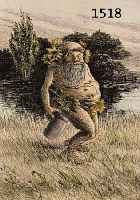 ZILLE, HEINRICH, 1858-1929, RADIERUNG, BACCHUS, HANDKOLORIERT, RÜCK- SEITIG NACHLAßSTEMPEL, STEMPEL- SIGNATUR, 19X13 CM, PP.
