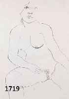 GROSZ, GEORGE, 1893-1959, LITHOGRAPHIE 1921, AENNE, HANDSIGN., 31X21 CM, PP.