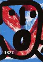 PENCK, A. R., GEB. 1939, FARBLITHOGRAPHIE 1918, DIE ENGEL, HANDSIGN., CA 29X29, CM, PP.