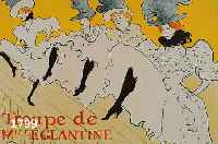 TOULOUSE-LAUTREC, HENRI DE, 1864-1901, VIER FARBLITHOGRAPHIEN, ED. A. SAURET MONTE CARLO, GEDRUCKT BEI MOURLOT 1966, BLATTGR. JE CA. 38 X 27 CM