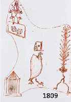 ERNST, MAX, 1891-1976, VIER LITHOGRAPHIEN AUS: LEWIS CARROLLS WUNDERHORN, MANUS PRESSE STUTTGART 1970, BLATTGR. JE CA. 32.5 X 24.5 CM, PP
