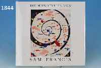 FRANCIS, SAM, AMERIK. MALER U. GRAFIKER, GEB. GEB. 1923 SAN MATEO/KALIFORNIEN, BUCH-KUNST- WERK: DIE MONOTYPIEN, DREISPRACHIGES BUCH MIT 150 VOM ...