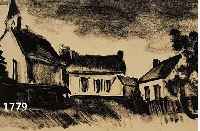 VLAMINCK, MAURICE DE, 1876-1958, DORFANSICHT, LITHOGRAPHIE, RE. U. HANDSIGN., CA. 10 X 16 CM, PP