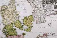 KUPFERSTICHKARTE VON HOMANN, UM 1730, DÄNEMARK, SCHWEDEN UND NORDDEUTSCHLAND, KOLORIERT, CA. 48.5 X 58.5 CM, U.GL., R.