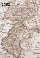 KONVOLUT VON 6 BLATT, MIT ALTKOLOR. LITHO.-KARTEN VON ÖSTERREICH, ALLE CA. 1850: 1.) GRAETZ D. HERZOGTHUMS, STEYERMARK, 35 X 39 CM; 2.) WIENER ...