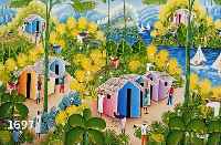 BRESIL, JEAN GILLES, GEB. 1960 PORT AU PRINCE/HAITI, LERNTE BEI ROOSEVELT SANON UND YVES JEAN PIERRE, SEINE WERKE FINDEN SICH IN SAMMLUNGEN IN DEN ...