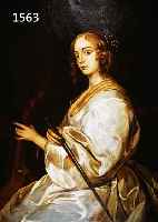 KOPIST DES 19. JH., QUALITÄTVOLLE KOPIE NACH DEM ORIGINAL VON ANTON VAN DYCK (1599- 1641) "MARIA RUTHVEN", DAS SICH IN DER ALTEN ...