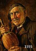 RÖSSLER, GEORG, GEB. 1861 MENGEN - 1925 MÜNCHEN, MÜNCHENER GENREMALER, SCHÜLER VON R. SCHRAUDOLPH, BAUER MIT CHIANTIFLASCHE, ÖL/HOLZ, SIGN. ...