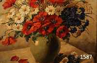 STRAUB, CHRISTIAN, BERLINER AKADEMISCHER KÜNSTLER, NACHGEWIESEN UM 1930, FRÜHLINGS- STRAUSS IN VASE, ÖL/LWD., SIGN., 50 X 60 CM, R.