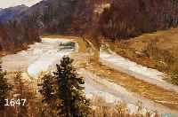WEISS, IMPRESSIONISTER LANDSCHAFTSMALER, WOHL MÜNCHENER SCHULE ANFANG 20. JH., ISARAUEN, ÖL/LWD., SCHWER LESBAR SIGN. U. LI., 35,5 X 58 CM, R.