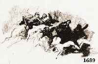 MAYRSHOFER, MAX, DER KAMPF, ZWEI LITHO- GRAPHIEN, HANDSIGNIERT, NUM. 29/50 UND 40/50, JE CA. 9 X 11 CM, PP