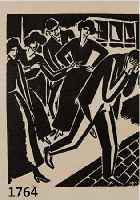 MASAREEL, FRANS, 1889-1972, 10 HOLZSCHNITTE VON 1920, IM STOCK MONOGR., CA. 10 X 7 CM