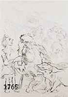 KOKOSCHKA, OSKAR, 1886-1980, WEIHRAUCHOPFER, RADIERUNG VON 1967, HANDSIGNIERT, CA. 26 X 20 CM, PP