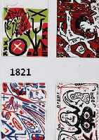 PENCK, A.R., GEB. 1939, VIER POSTKARTEN- MULTIPLES, HANDSIGNIERT, JE CA. 10 X 14 CM, R.