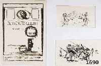 SLEVOGT, MAX, 1868-1932, 12 LITHOGRAPHIEN U.A. AUS FAUST, DAVON ZWEI HANDSIGNIERT, UM 1924, JE CA. 20 X 18 CM UND 7 X 7 CM, PP