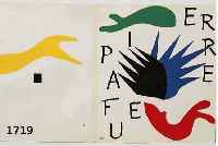 MATISSE, HENRI, 1869-1954, PIERRE AFEU, FARBLITHOGRAPHIE VON 1947, IM STEIN MONOGR., CA. 15 X 25 CM, PP, R.