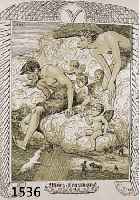 THOMA, HANS, 1839-1924, ZWEI FARBLITHO- GRAPHIEN AUS DEN JAHRESZEITEN, UM 1911, CA. 23 X 18 CM