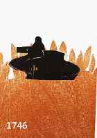 GRIESHABER, HAP, 1909-1981, GESPRÄCHE UNTER DEM BAUM, FARBHOLZSCHNITT VON 1968, HANDSIGN., CA. 43 X 34 CM, PP
