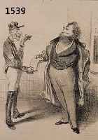 DAUMIER, HONORé, 1808-1879, VIER LITHO- GRAPHIEN AUS ROBERT MACAIRE, UM 1837, NOTAR, HEIRATSVERMITTLER, AKTIONÄR, VERMIETER, JE CA. 24 X 13 CM, PP