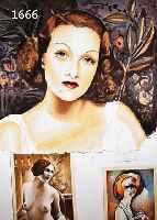 AZèNE, ARIé, GEB. 1934, MARLENE, FARB- LITHOGRAPHIE, HANDSIGNIERT UND NUM. CXXXV/CC, CA. 75 X 55 CM