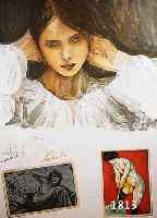 AZèNE, ARIé, GEB. 1934, NATALIE, FARB- LITHOGRAPHIE, HANDSIGNIERT UND NUM. XXXV/CC, CA. 75 X 55 CM