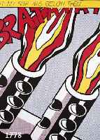 LICHTENSTEIN, ROY, 1923-1998, AS I OPENED FIRE, DREITEILIGE FARBLITHOGRAPHIE NACH EINEM ACRYL-GEMÄLDE VON 1964, EDITION STEDELIJK MUSEUM ...